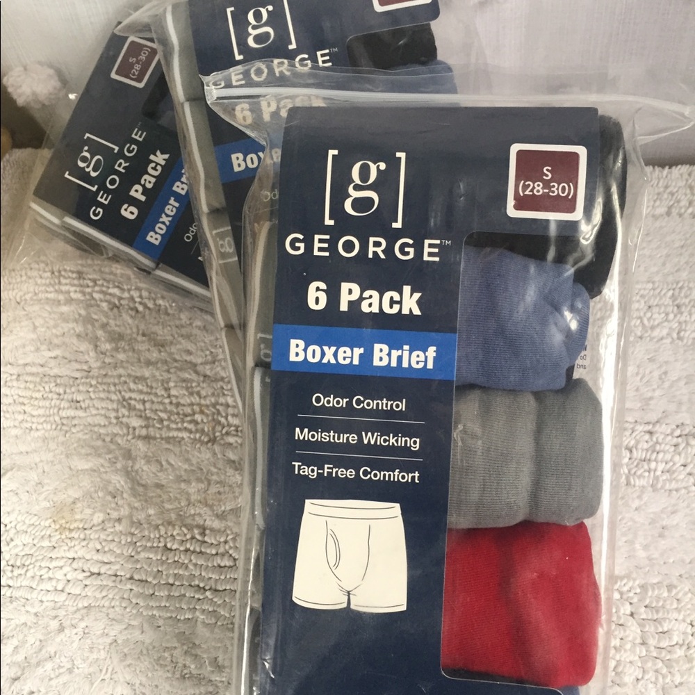 George 6 Pack Boxer Brief Men’s Small - Picture 5 of 6